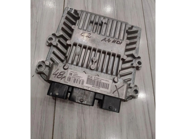 Блок управления двигателем ECU 5WS40285E-T Citroen C2
