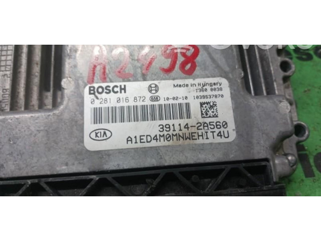 Блок управления двигателем Блок управления 0281016872, 391142A560 KIA Ceed
