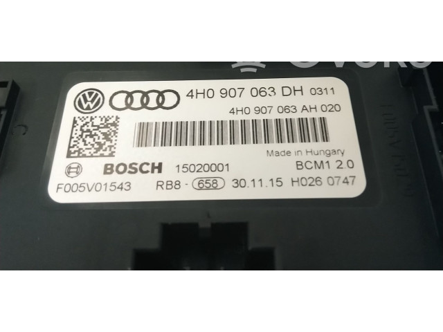 Модуль управления BSM 4H0907063DH, 4H0907063DA   Audi A6 S6 C7 4G    