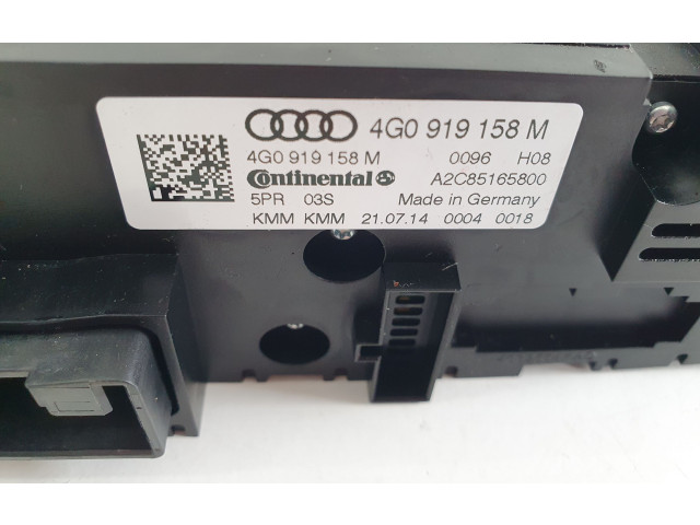 Блок управления климат-контролем 4G0919158M   Audi A6 S6 C7 4G