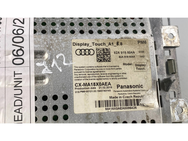 Дисплей    82A919604A   Audi A1