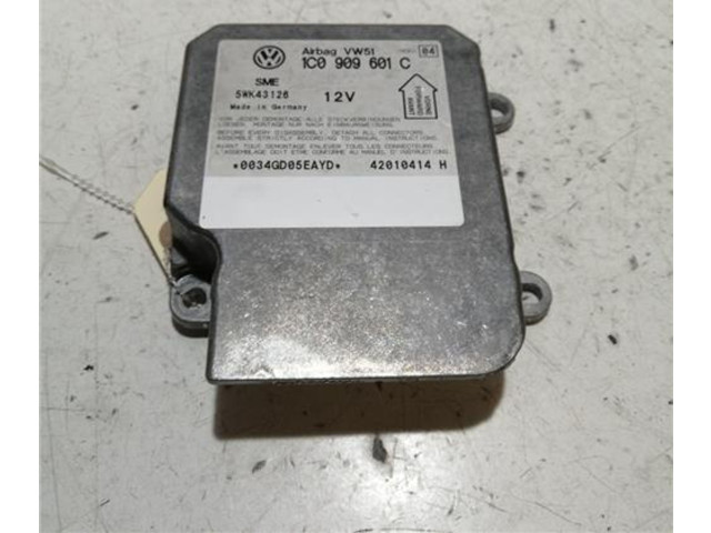 Блок подушек безопасности 1C0909601C, 5WK43126 Skoda Fabia Mk1 (6Y)