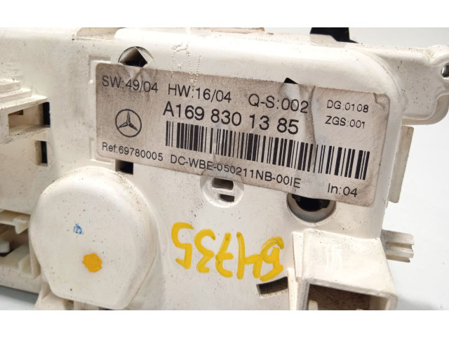 Модуль блока управления кондиционером A1698301385, A169830138581   Mercedes-Benz A W169