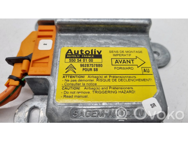 Блок подушек безопасности 9628757880, 550540100   Citroen Saxo