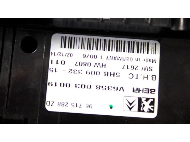 Блок управления климат-контролем 96715288ZD   Citroen C5