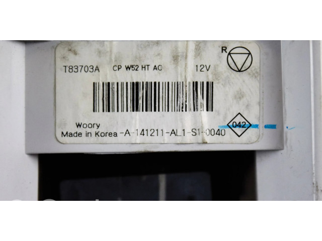 Блок управления климат-контролем T83703A Dacia Sandero