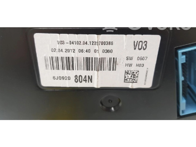 Přístrojová deska  Seat Ibiza IV (6J,6P) 2012 6J0920804N, 6J0920804N  