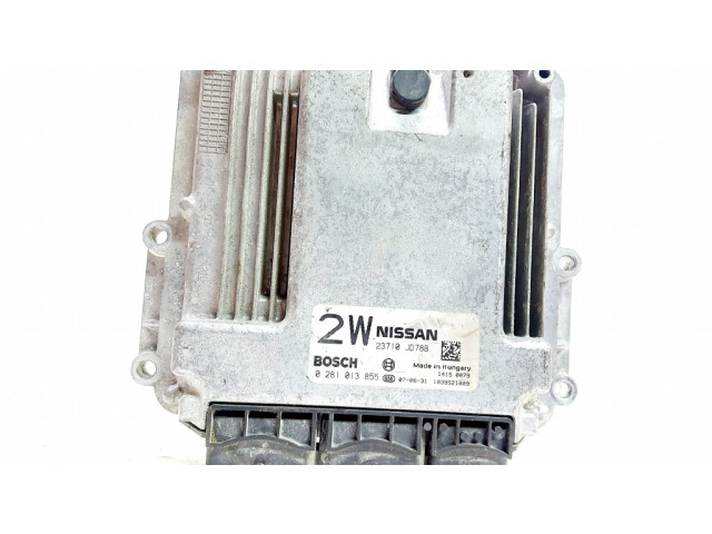 Řídící jednotka 23710JD78B, 0281013855 Nissan Qashqai 2008