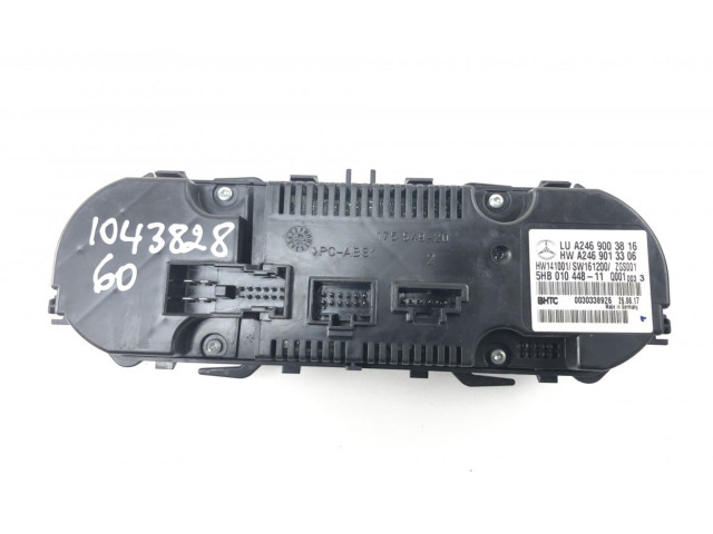 Блок управления климат-контролем A2469003816, A2469003816 Mercedes-Benz A W176