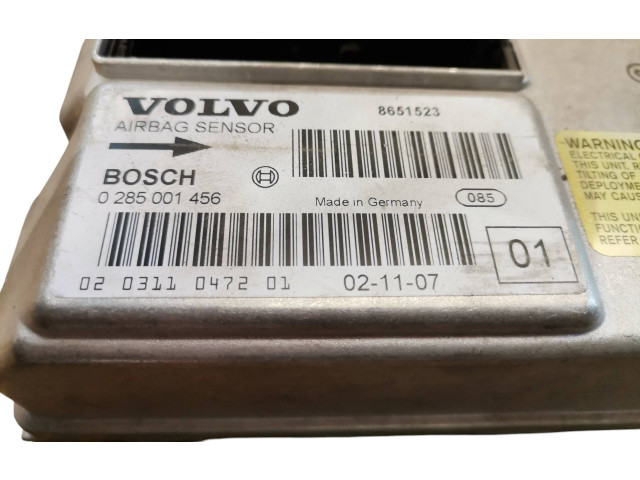 Блок подушек безопасности 8651523, 0285001456   Volvo V70