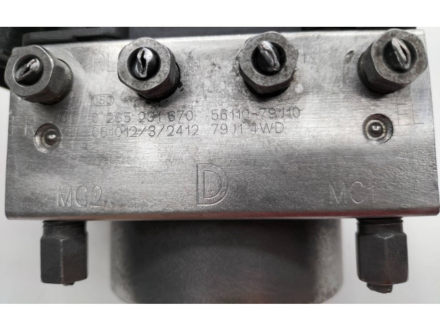 Блок АБС 5611079J10, 0265231670 Suzuki SX4 2006 - 2009 года