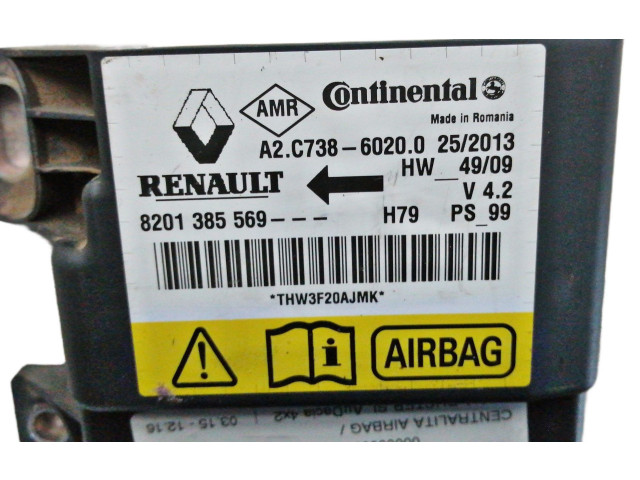 Блок подушек безопасности 8201385569, A2C73860200 Dacia Duster