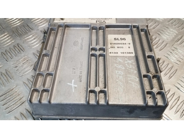 Блок управления двигателя 216260349, 9629372780 Citroen Xsara