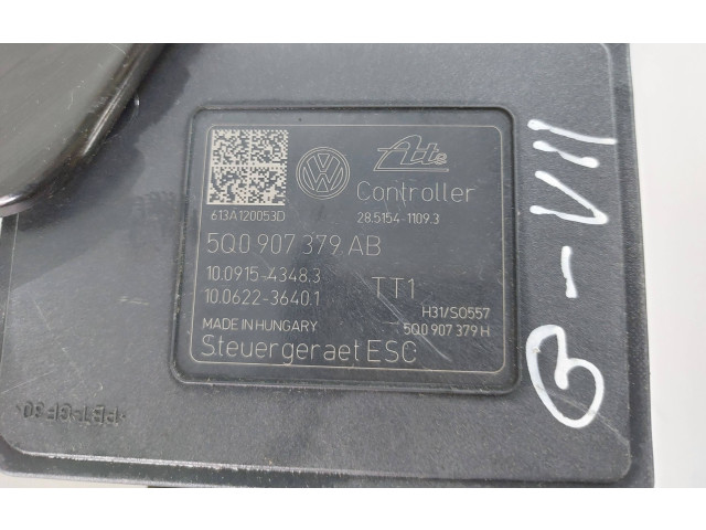 Блок АБС 5Q0907379AB, 10091543483   Audi  A3 S3 8V  2013 - 2019 года