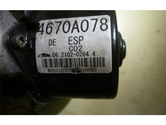 Блок управления АБС 4670A078, 6210202644 Mitsubishi Grandis