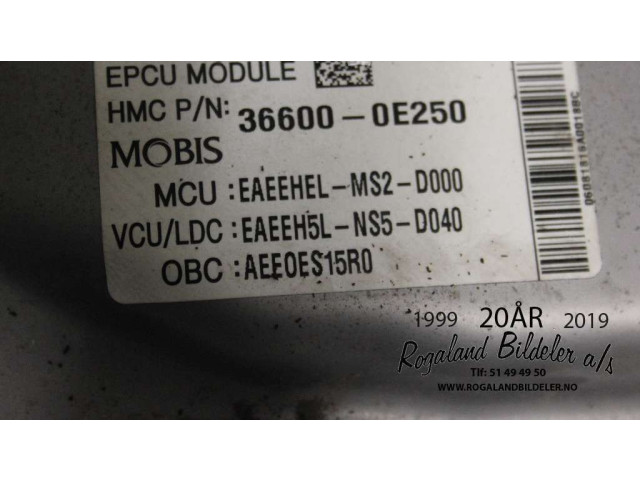 Блок управления 366010E250, 366010E250 Hyundai Ioniq