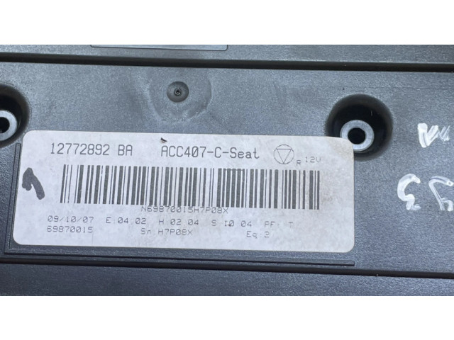 Блок управления климат-контролем 12772892BA, 69870015 Saab 9-3 Ver2