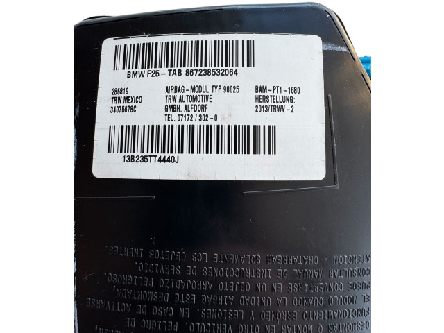 Подушка безопасности в сиденье 867238532064, 34075678C   BMW X3 F25