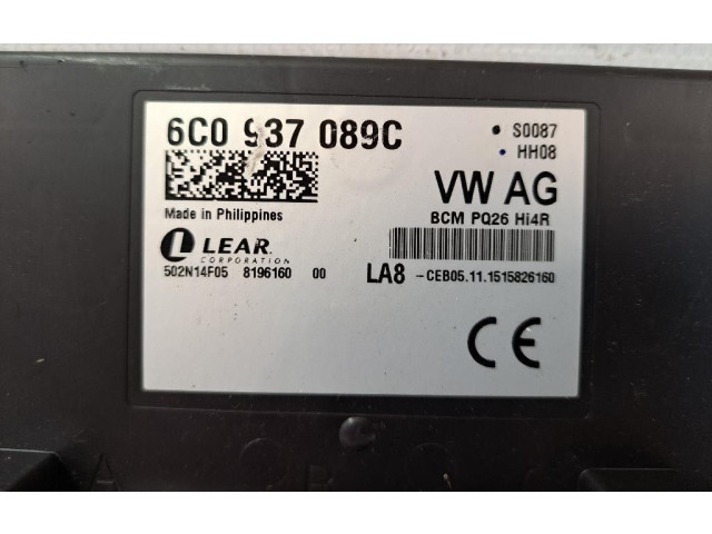 Блок управления 6C0937089C, 6C0937089C   Skoda Fabia Mk3 (NJ)