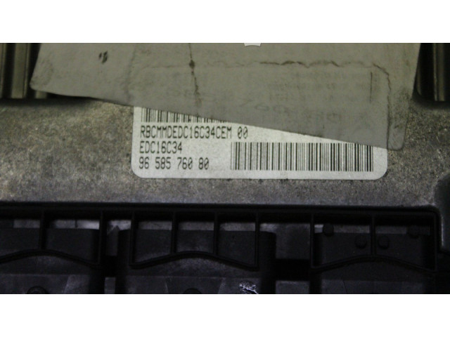 Блок управления впрыском 9658576080 Citroen C4 I