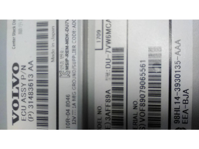 Дисплей 31483613AA, DU7VW6MCA2 Volvo V40