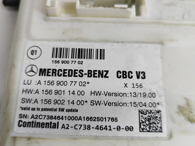 Блок комфорта A1569007702, A1569011400   Mercedes-Benz CLA C117 X117 W117   