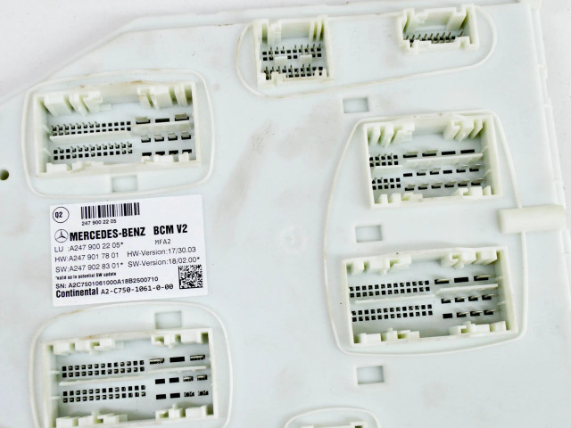 Блок комфорта A2479002205, A2479017801 Mercedes-Benz B W247