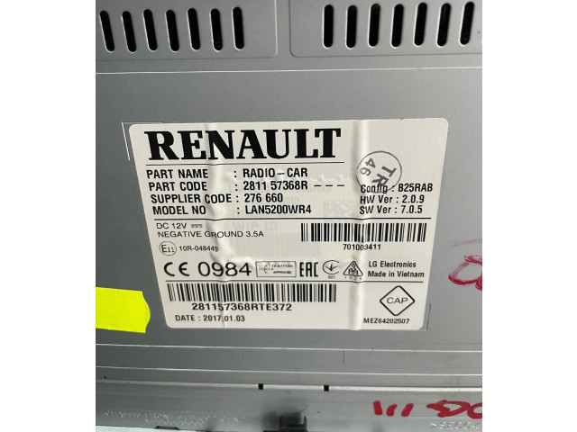 Радио/ проигрыватель CD/DVD / навигация 281157368R, 281157368R   Dacia Logan III