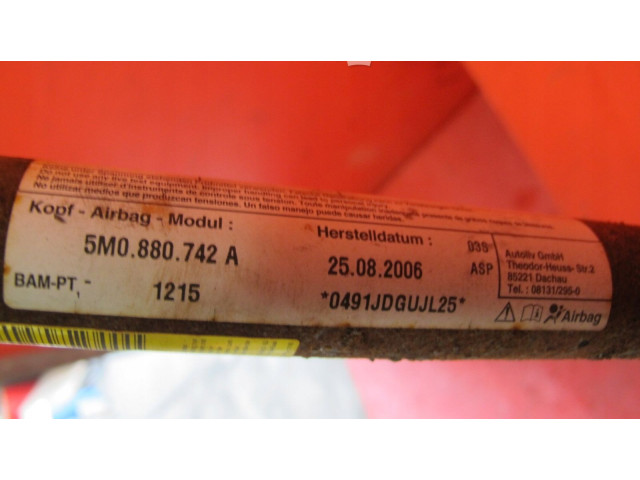 Боковая подушка безопасности 5M0880742A   Volkswagen Golf Plus