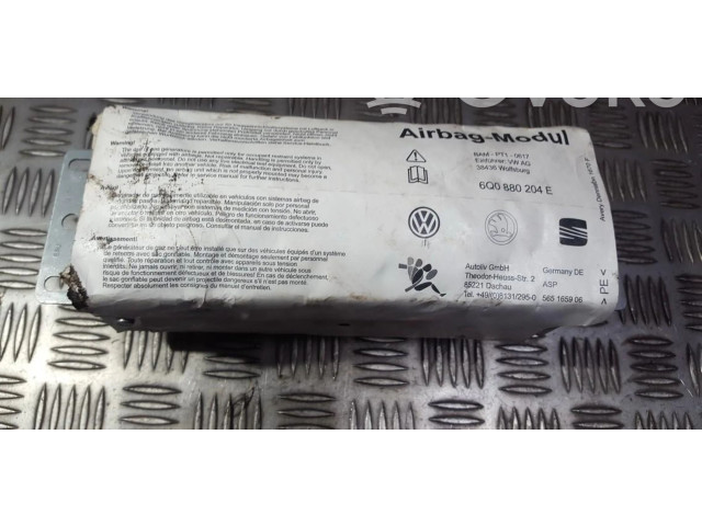 Подушка безопасности пассажира 6Q0880204E, 565165906G Skoda Fabia Mk1 (6Y)