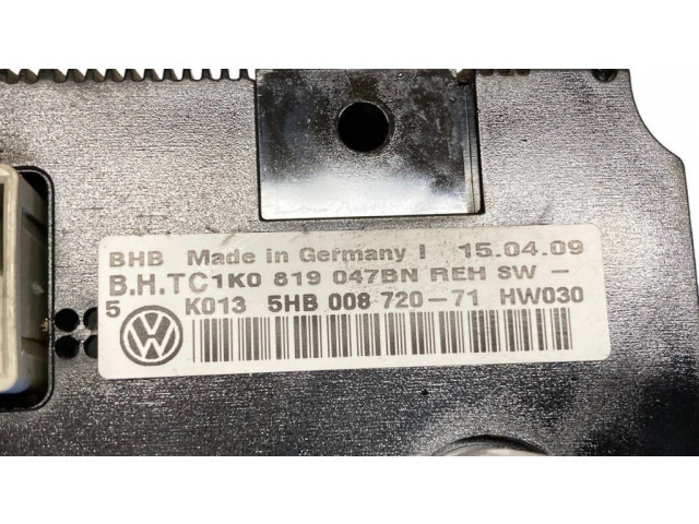 Блок управления климат-контролем 1K0819047BN, 74731001   Volkswagen Caddy