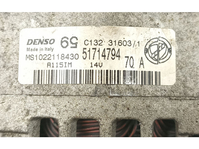 Генератор 51714794, 1022118430   Fiat Punto Evo 1.4     