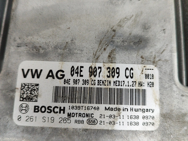 Řídící jednotka 04E907309CG, 0261S19265 Volkswagen Tiguan 2021