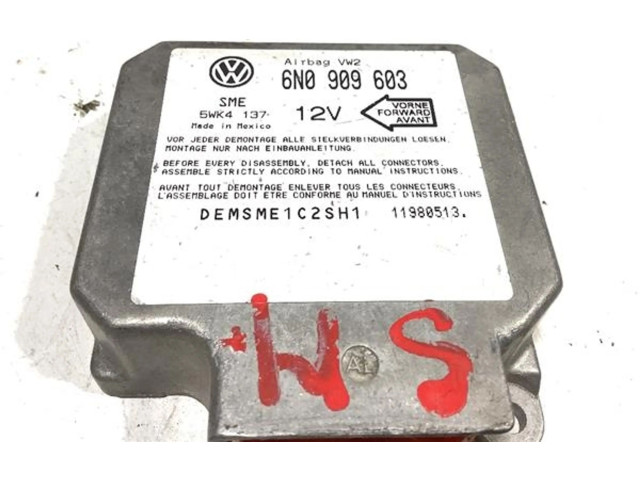 Блок подушек безопасности 6n0909603 Volkswagen Golf IV