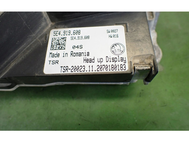 Экран/ дисплей / маленький экран 5E4919608 Skoda Octavia Mk4