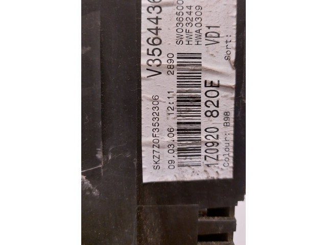Панель приборов V3564436, 1Z0920820E Skoda Octavia Mk2 (1Z)