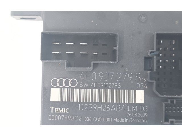 Блок комфорта 4E0907279 Audi A8 S8 D3 4E