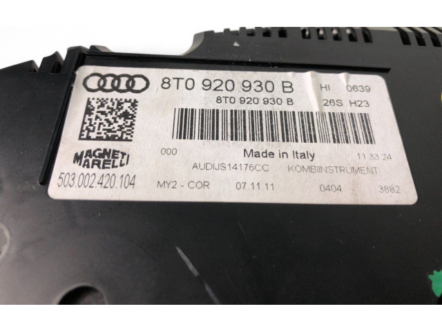 Панель приборов 8T0920930B   Audi A5       