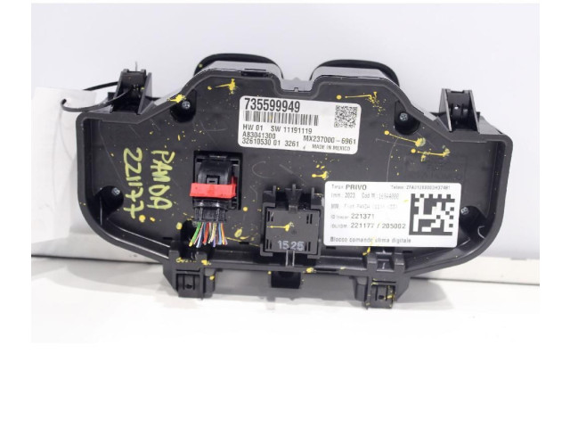 Блок управления климат-контролем 735599949   Fiat Panda III