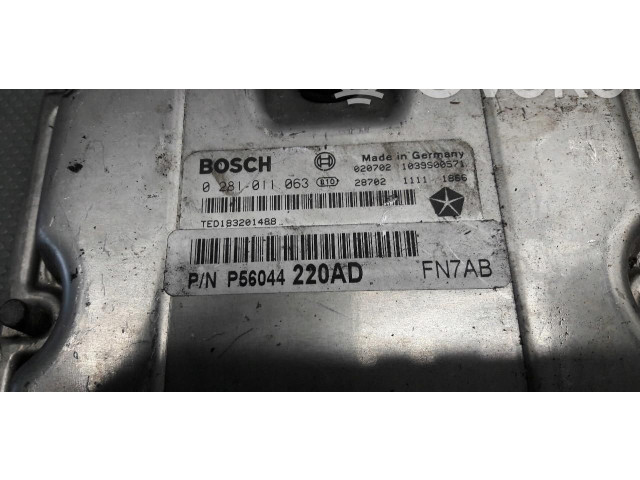 Řídící jednotka 0281011063 Chrysler Voyager 2013