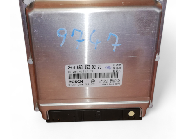 Блок управления двигателя 0281010793, 0281010793   Mercedes-Benz A W168