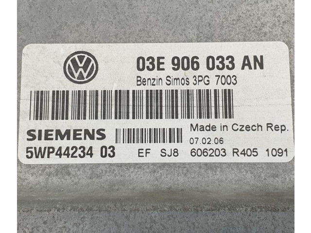 Блок управления двигателя 5WP44234   Skoda Fabia Mk1 (6Y)