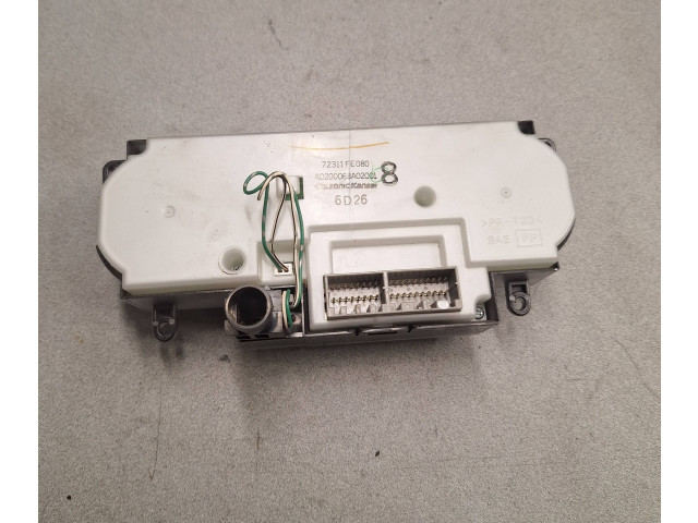 Блок управления климат-контролем 72311FE080, 6D26   Subaru Impreza II