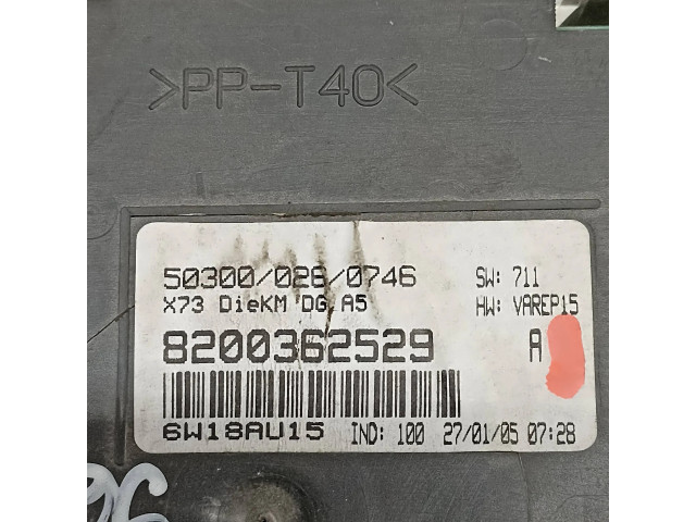 Přístrojová deska  Renault Vel Satis 2005 8200362529, 6W18AU15  