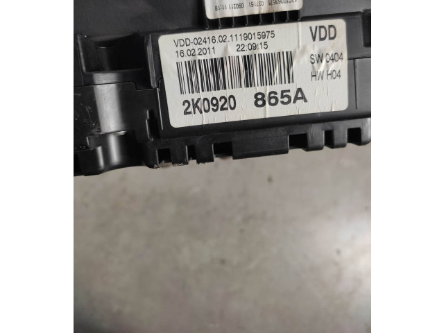 Přístrojová deska  Volkswagen Caddy 2011 2k0920865a  