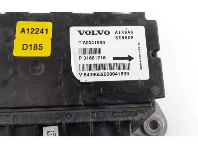 Блок подушек безопасности 31681216, T80041893 Volvo XC90