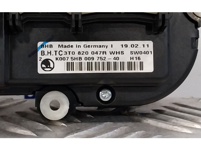 Модуль блока управления кондиционером 3T0820047R, SW0401 Skoda Yeti (5L)