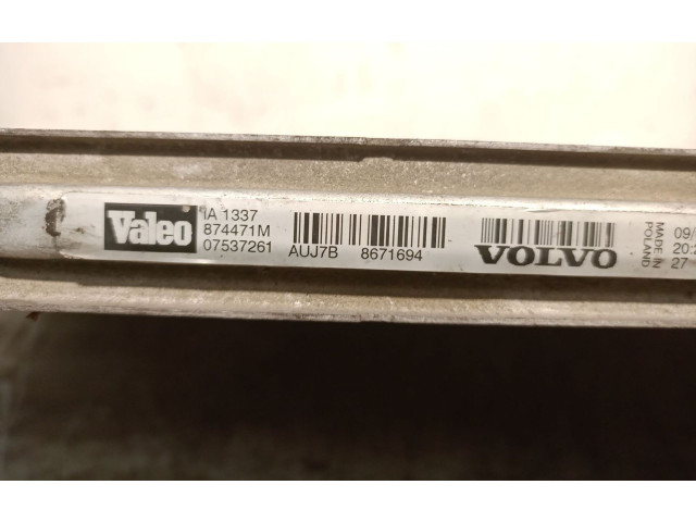 Интеркулер 8671694, 874471MVALEO Volvo S60