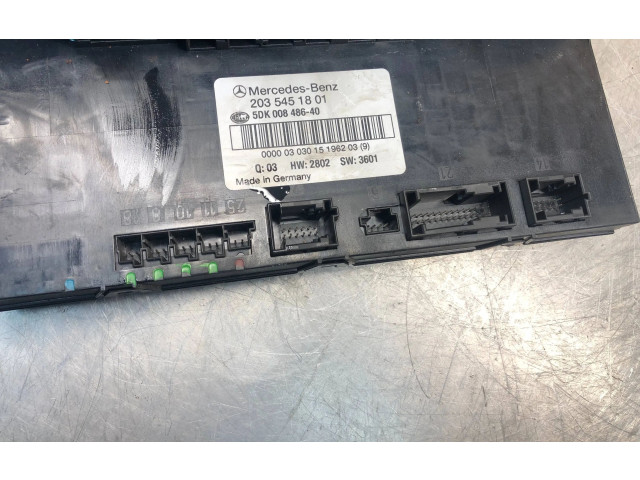 Pojistková skříňka 2035451801, 5DK00848640 Mercedes-Benz C W203 2005