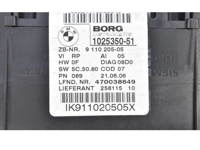 Přístrojová deska BMW X3 E83 2006 9110205, 9110205